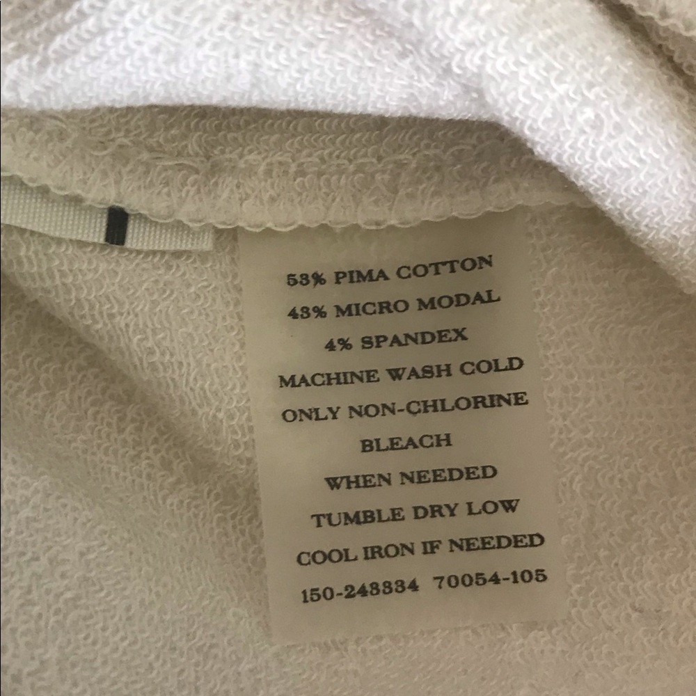 NWOT Ann Taylor French Terry Cropped Leggings - Picture 4 of 4